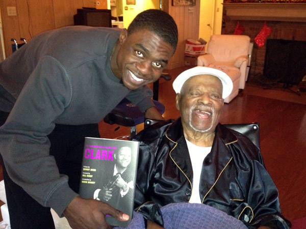 That’s Ben Anderson (holding my book) and mePhoto Credit: Gwen Terry
