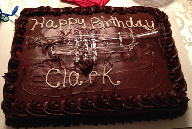 Everybody said that my cake was really tasty.